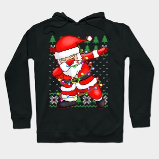 Ugly Sweater - T-Shirt Christmas Squad Dabbing Santa Claus Hoodie